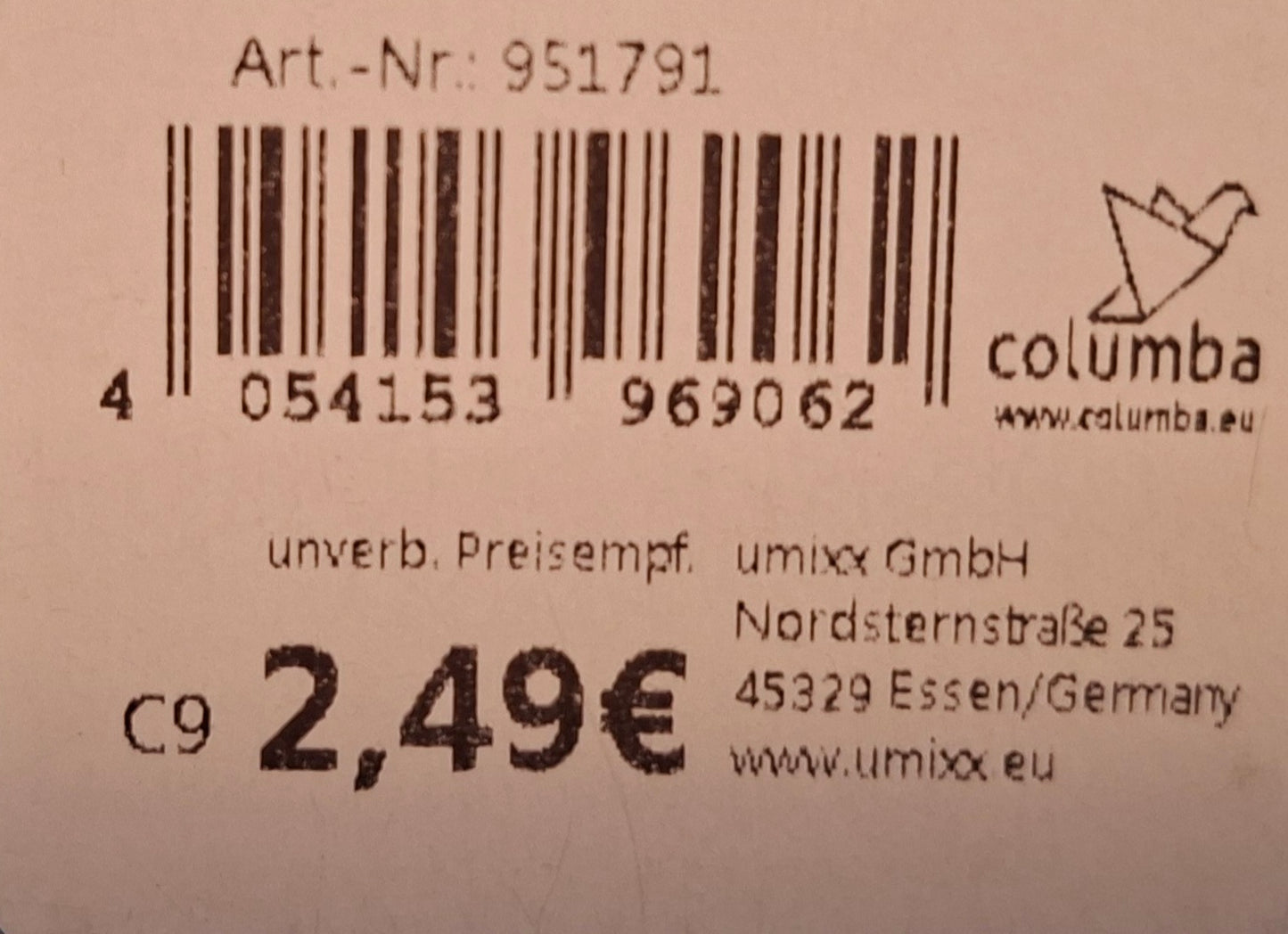 Gutscheinkarte "Alles Gute für dich" im Heißluftballon-Style - Original Neuware