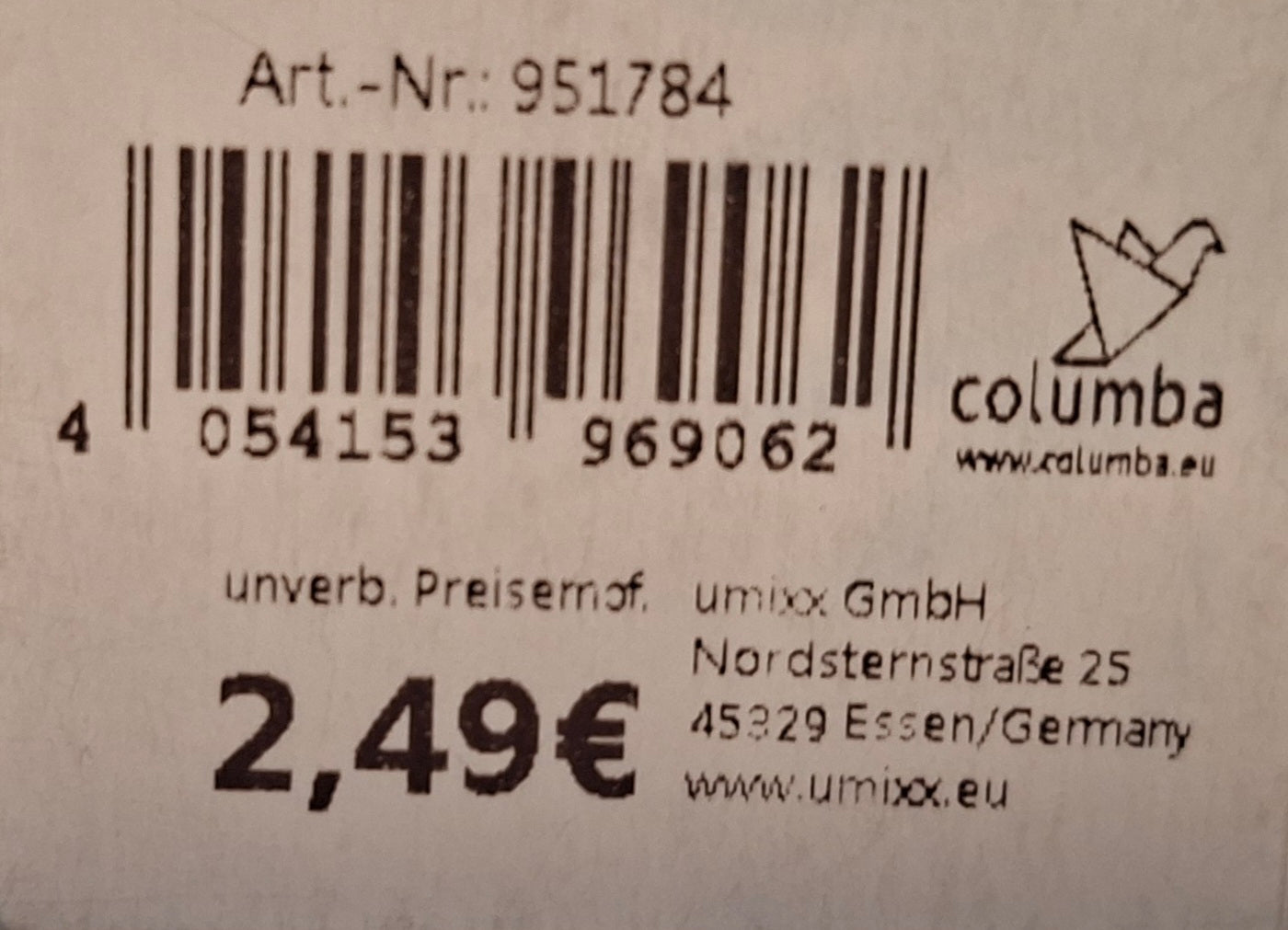 Gutscheinkarte "Alles Gute" weiß mit Blättern - Original Neuware