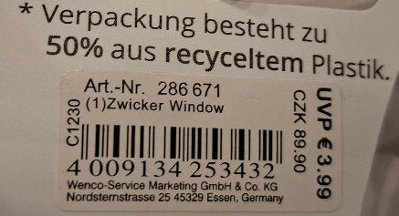 Mibella Zwicker "Window" Haarspange - Original Neuware