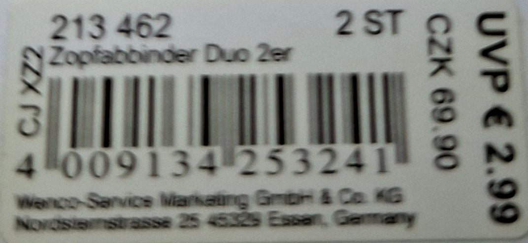 Mibella Zopfabbinder 2er Set "Duo" - Original Neuware