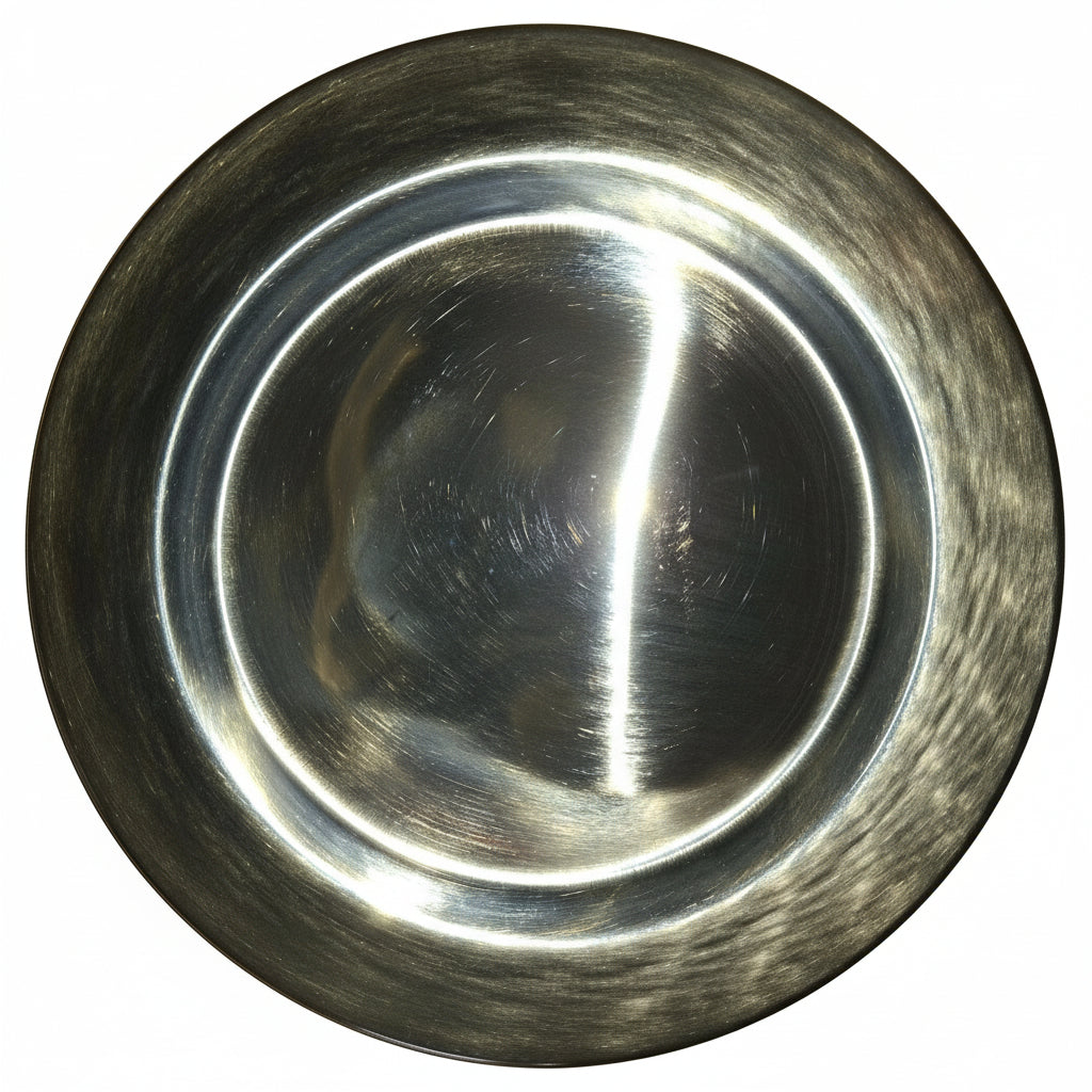 Hochwertiges Edelstahl-Set – Obstschale & Platzteller für stilvolles Servieren