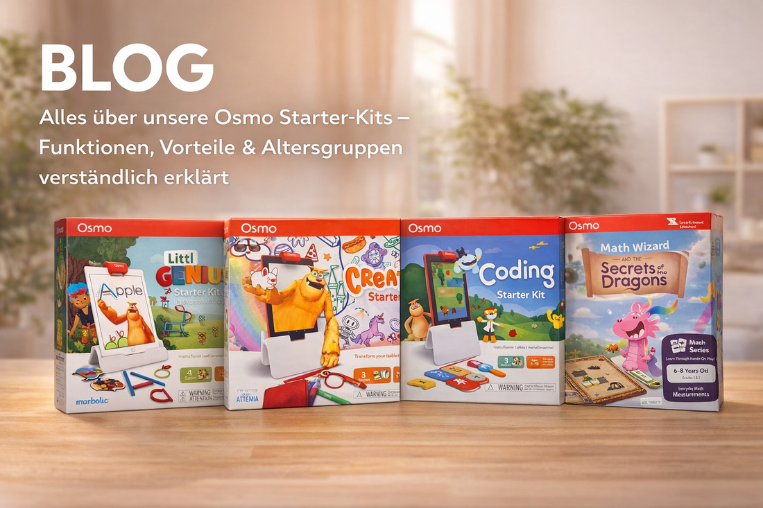 Osmo Lernspiele im Test: Coding, Creative, Math Wizard & Little Genius im Überblick