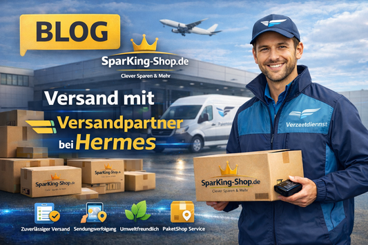Versand bei SparKing-Shop.de – Zuverlässig, transparent und nachhaltig mit HERMES
