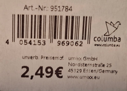 Gutscheinkarte "Alles Gute" weiß mit Blättern - Original Neuware