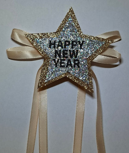 Clip "Star with bow" Stern mit Schleife - Original Neuware