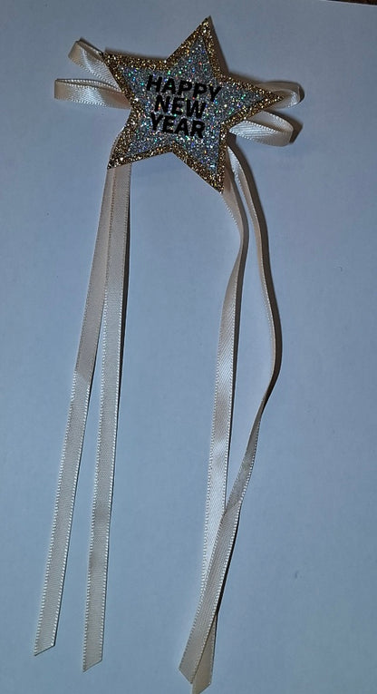 Clip "Star with bow" Stern mit Schleife - Original Neuware