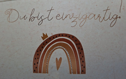 Gutscheinkarte "Du bist einzigartig" - Original Neuware