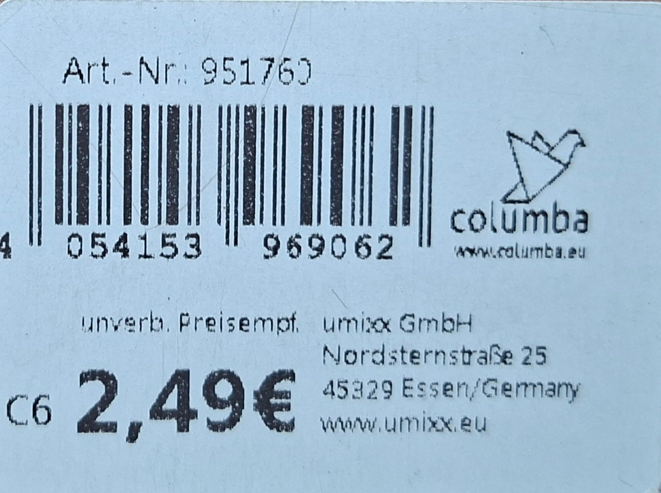 Gutscheinkarte "Für Dich" mit Blumen - Original Neuware