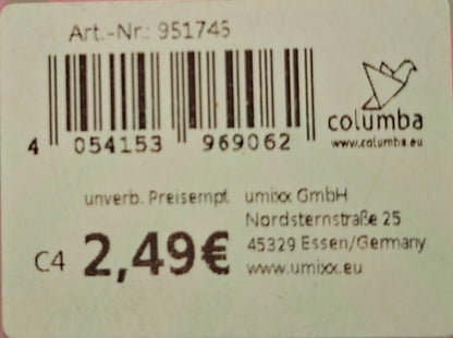 Gutscheinkarte "Für dich" rosa - Original Neuware