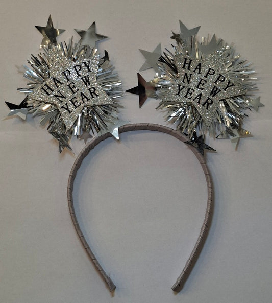 Haarreifen "Silver Stars" Silberne Sterne - Original Neuware