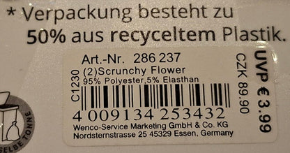 Mibella Scrunchy "Flower" - Original Neuware