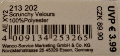 Mibella Scrunchy "Velours" braun - Original Neuware