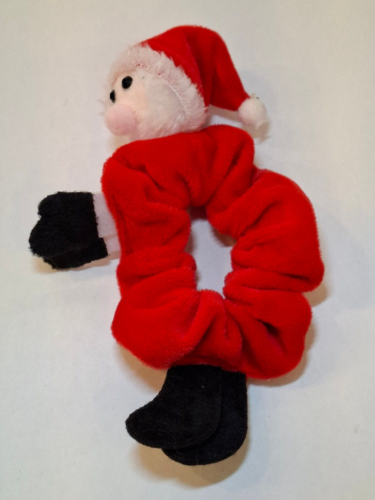 Haargummi "Scrunchy Santa" Weihnachtsmann - Original Neuware