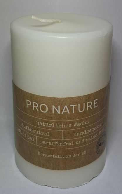 Müller Stumpenkerze "Pro Nature" - 100 x 68mm - Original Neuware