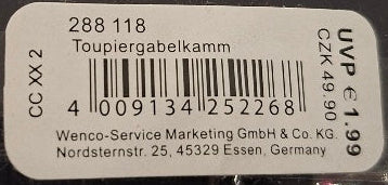 Mibella Toupiergabelkamm - Original Neuware