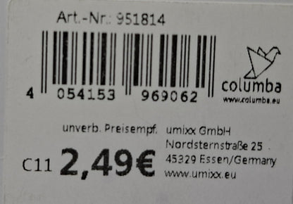 Gutscheinkarte "Viel Glück" mit Kleeblatt - Original Neuware