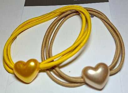 Mibella Zopfabbinder mit Herz 2er Set - Original Neuware