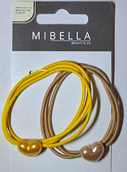 Mibella Zopfabbinder mit Herz 2er Set - Original Neuware