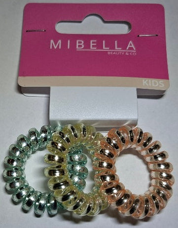 Mibella Zopfspirale 3er Set "Princess" - Original Neuware