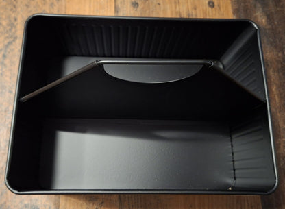 WENKO Caddy aus Metall – Schwarz pulverbeschichtet