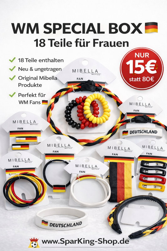 WM SPECIAL BOX für Frauen – 18 Teile Fan Set | Nur 15€ statt 80€