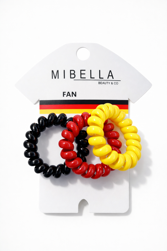 Zopfabbinder Spirale 3er Set als Fan-Artikel zur Fußball WM 2026