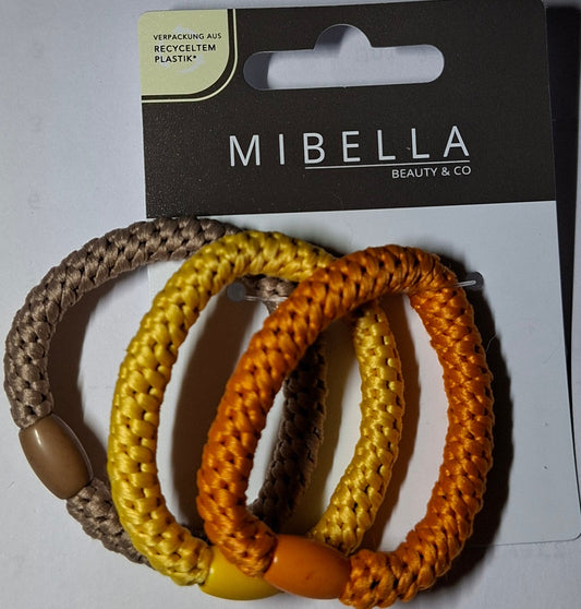 Mibella Zopfabbinder 3er Set "Trio" - Original Neuware
