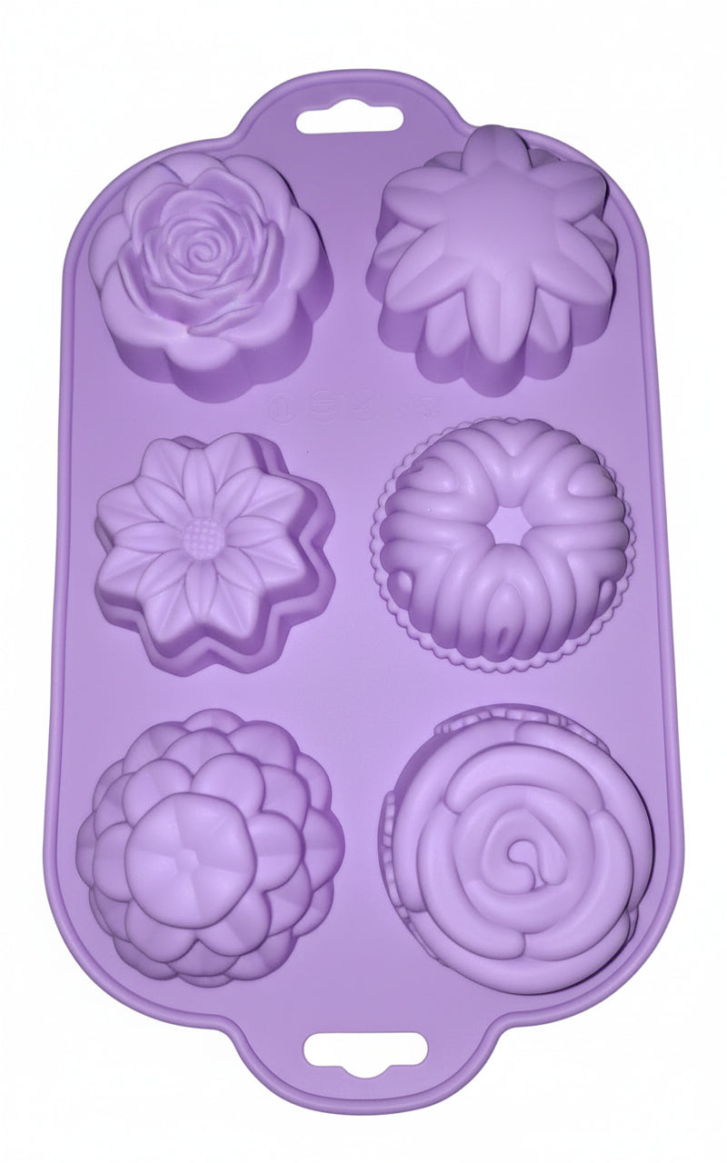 🍥 4er-Set Silikon-Backformen von Wenko - Neuware