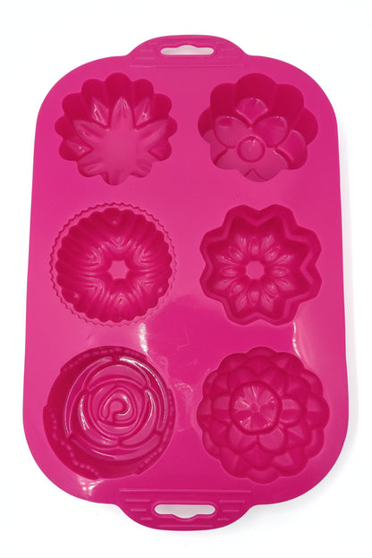 🍥 4er-Set Silikon-Backformen von Wenko - Neuware