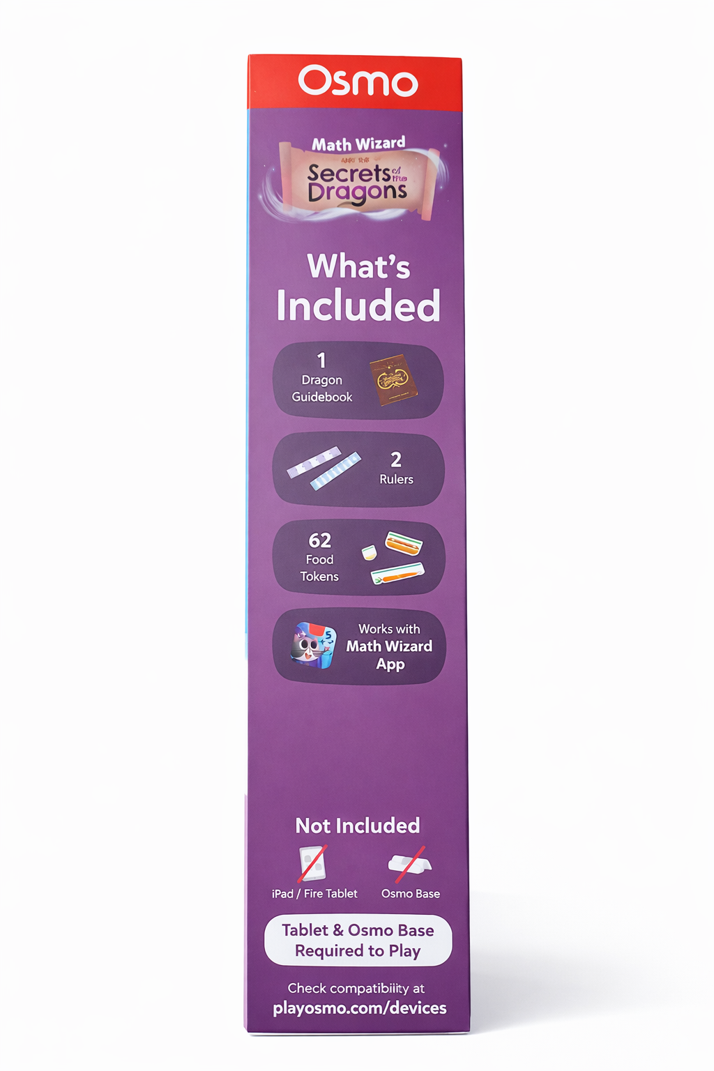 Osmo Math Wizard – Secrets of the Dragons | Interaktives Mathe-Lernspiel für Kinder 6–8 Jahre