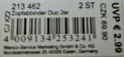 Mibella Zopfabbinder 2er Set "Duo" - Original Neuware