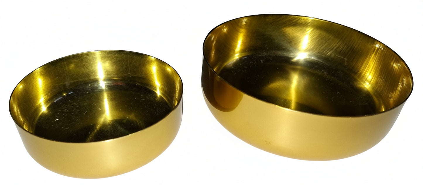 Elegantes 2er-Set goldene oder schwarze Dippschalen – Perfekt für Dips, Snacks & Saucen 🍯