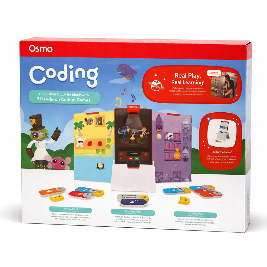 Osmo Coding Starter Kit für Fire Tablet – Spielerisch Programmieren lernen (5–10 Jahre)