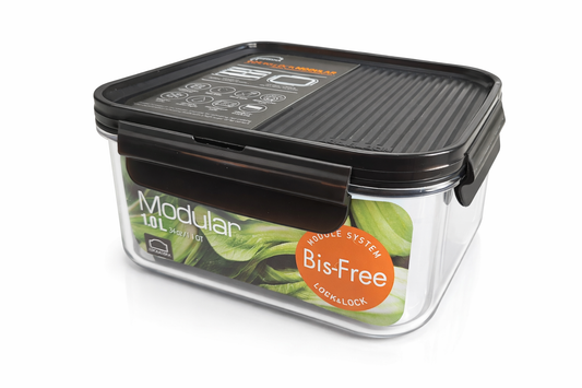 Lock&Lock Modular 1L Frischhaltebox – BPA-frei, luftdicht & stapelbar