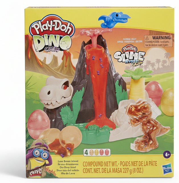 Play-Doh Dino Crew – Lava Bones Island Vulkan-Spielset | Original Neuware