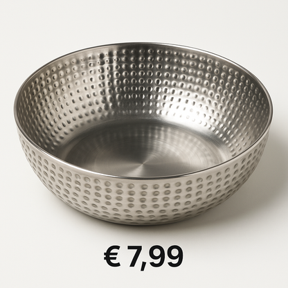 Elegante Obstschale aus Metall – Ø 24 cm