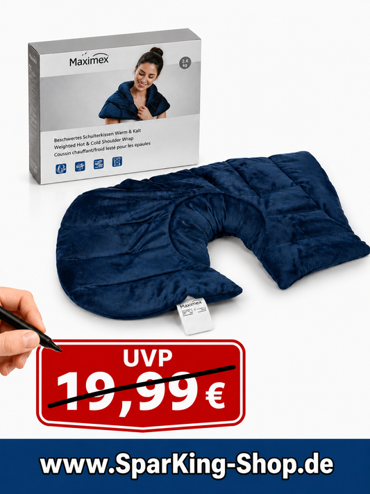 Maximex Beschwertes Schulterkissen Warm & Kalt – Entspannung auf höchstem Niveau