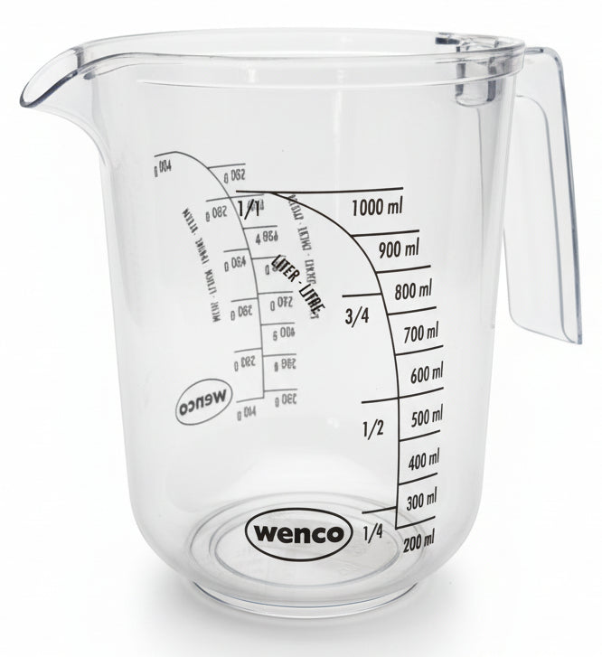 Wenco Messbecher 1 Liter – klar, praktisch & zuverlässig 
 | Original Neuware