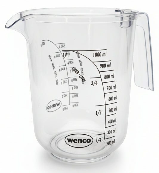 Wenco Messbecher 1 Liter – klar, praktisch & zuverlässig 
 | Original Neuware