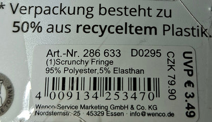 Mibella Scrunchy "Fringe" - Original Neuware