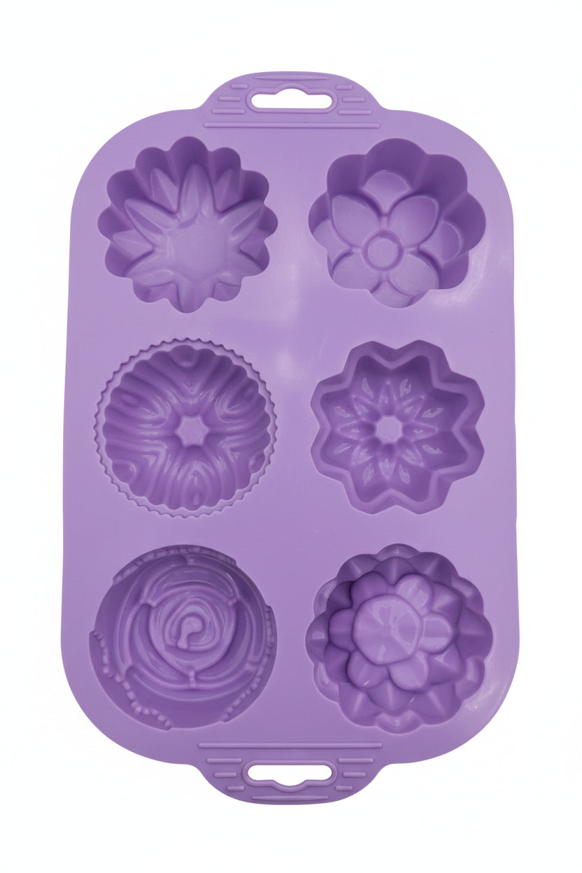 🍥 4er-Set Silikon-Backformen von Wenko - Neuware