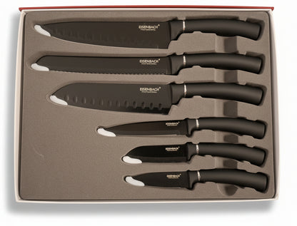 Premium 6-teiliges Eisenbach Professional Messerset – Perfekte Messer für jede Küche | Original Neuware
