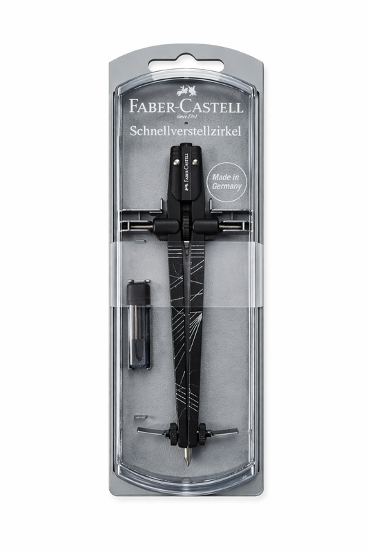 Faber-Castell Schnellverstellzirkel – Präziser Zeichenzirkel für Schule & Ausbildung