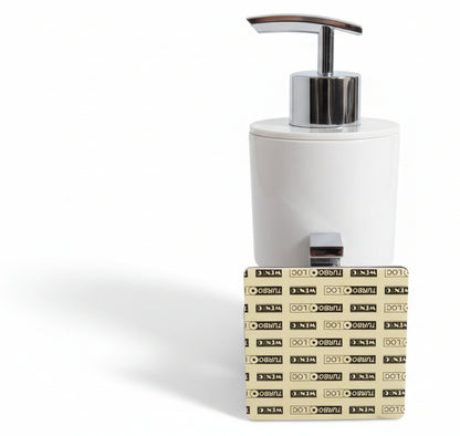 WENKO Turbo‑Loc Seifenspender Quadro – Eleganter Seifenspender mit Turbo-Loc®-Befestigung