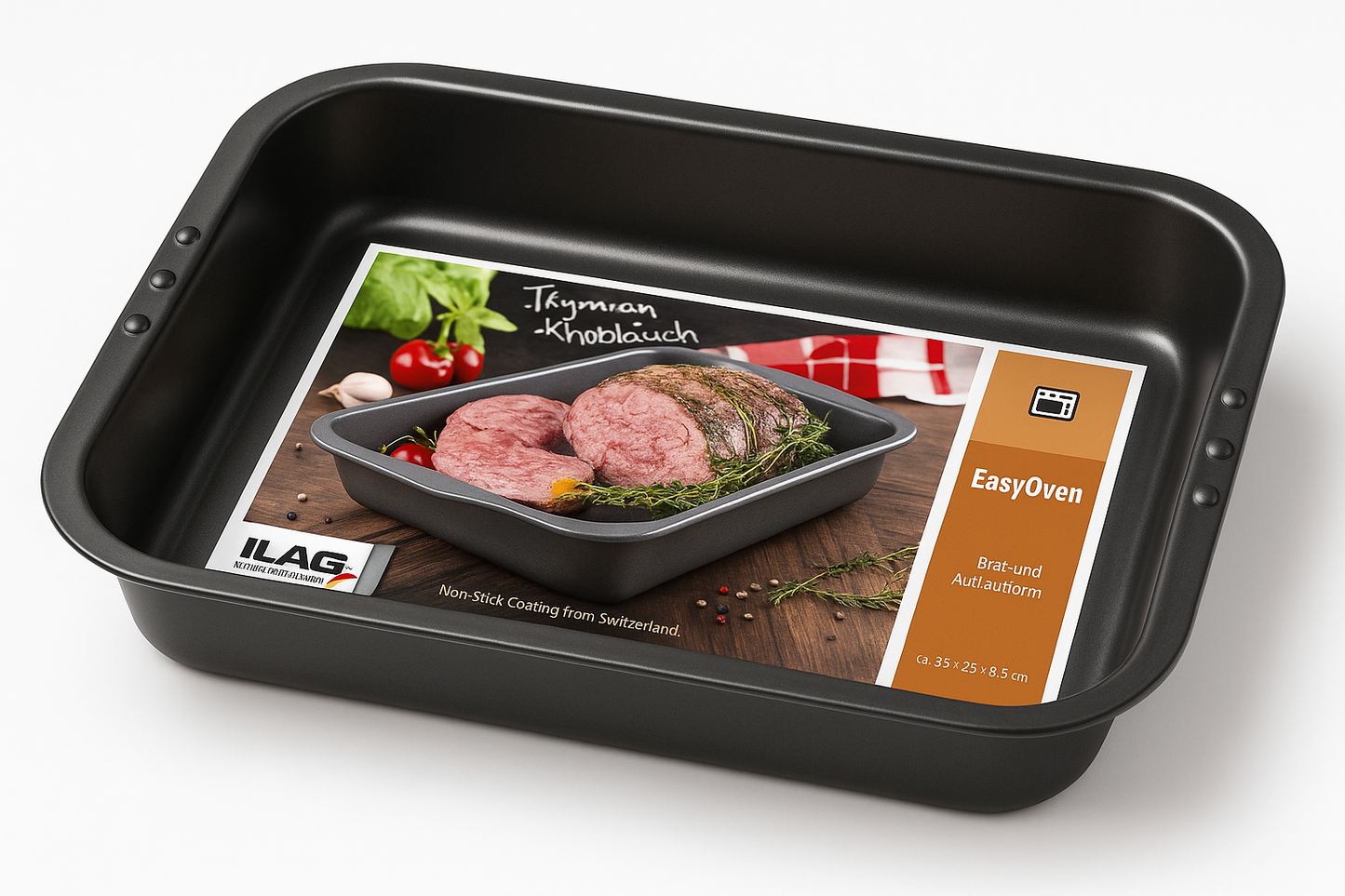 EasyOven Brat- und Auflaufform – ca. 41,0 × 26,5 × 6,0 cm - Neuware