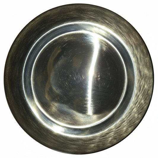 Platzteller aus Edelstahl – ca. 30 cm | Stilvoll, robust & perfekt für jede Tischdeko